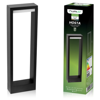 Venkovní zahradní lampa 10W, LED sloupek 60cm HOSTA LUMILED