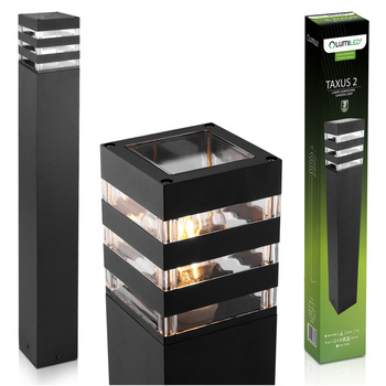 Venkovní zahradní lampa E27, LED sloupek 60cm TAXUS 2 LUMILED