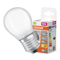 LED žárovka E27 P45 5.5W = 60W 806lm 2700K Teplá bílá 300° vlákno OSRAM STAR
