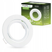 Halogenová Podhledové svítidlo GU10, MR16 Nastavitelná Kulatá Bílý Plech AURELI LUMILED