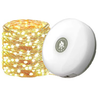 Dobíjecí LED kempinkové světlo Girland s řetězem 8m USB-C