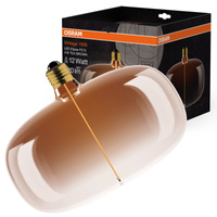 Dekorativní LED žárovka E27 4W = 12W 120lm 1800K Warm 320° Amber Filament Dimmable Vintage 1906 Osram