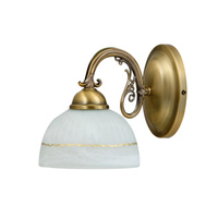 Nástěnné svítidlo E27 hnědé Classic Flossi 8811 Rabalux