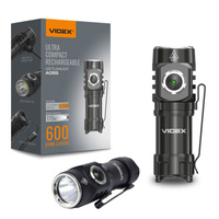 Taktická LED dobíjecí vodotěsná svítilna 10W 600lm 5700K A055 VIDEX