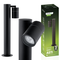 Venkovní zahradní lampa GU10, sloupek stojací reflektor 45cm LUMILED