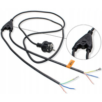 Napájecí Kabel 2m, 3x0.75 pro Reflektor Pracovní Lampa LUMILED