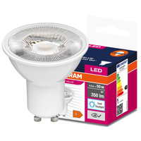 LED žárovka GU10 4.5W = 50W 350lm 6500K Studená bílá 60° OSRAM Hodnota
