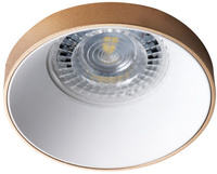 LED GU5.3 GU10 kruhové zlatobílé Simen Kanlux bodové halogenové svítidlo pro zápustnou montáž