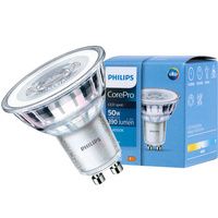 LED žárovka GU10 4,6W = 50W 390lm 4000K Neutrální 36° PHILIPS