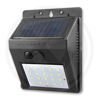 Solární LED reflektor 3W 5500-6000K studená bílá IP65 Black Twilight senzor