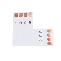 Úhlový konektor pro 4PIN RGB LED pásky 10 mm