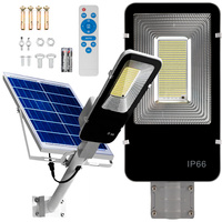 LED solární pouliční lampa 600W 6500K Lucerna s držákem a dálkovým ovládáním