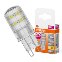 LED žárovka s paticí G9 3W = 30W 320lm 2700K Warm 300° Dimmable LED PIN Osram