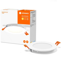 LED panelové vestavné stropní svítidlo DOWNLIGHT SLIM 8W 550lm 3000K Teplá bílá 12cm LEDVANCE