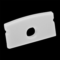 Záslepka pro Profil KM36K-S, s Otvorem Šedá Plastová LUMILED