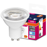 LED žárovka GU10 4.5W = 50W 350lm 4000K Neutrální bila 36° OSRAM Hodnota