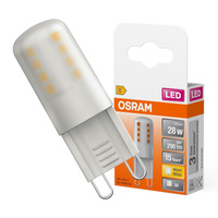 LED žárovka G9 2,6W = 28W 290lm 2700K teplá 300° LED PIN Osram