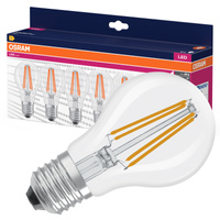 6x LED žárovka A60 E27 6,5W = 60W 806lm 2700K Warm 300° VALUE CLASSIC Osram