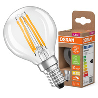 LED žárovka P45 Ball E14 2,9W = 40W 470lm 2700K Warm 300° Dimmable CLASSIC ENERGY EFFICIENCY Osram