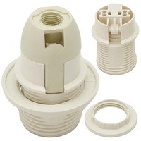 Izolační zásuvka s límcem E14 OTE14-01 4A 250V BÍLÁ KON.