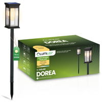 LED DOREA Solar Garden Outdoor Driven IP65 Dekorativní tyčová lampa LUMILED