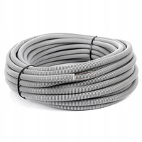 Vlnitá trubka RKGL 20mm 320N Peszel s pilotem pro ochranu kabelů 25m šedá MINBUD