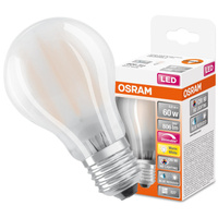 LED žárovka E27 A60 5,8W = 60W 806lm 2700K teplá bílá 300° CRI90 stmívatelná vlákno OSRAM SUPER STAR+