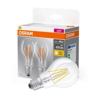 LED žárovka E27 A60 4W = 40W 470lm 2700K Teplá bílá 320° OSRAM Filament
