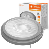 LED žárovka AR111 G53 11,7W = 75W 800lm 3000K teplá bílá 12V DIMMABLE LEDVANCE