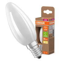 LED žárovka B35 Candle E14 1,2W = 25W 255lm 2700K Warm 330° 213lm/W CLASSIC ENERGETICKÁ ÚSPORNOST Osram