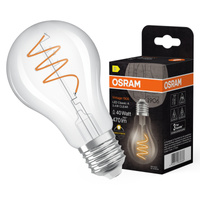 Dekorativní LED žárovka A60 E27 3,4W = 40W 470lm 2700K Warm 300° Vintage 1906 Osram