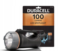 LED svítilna. manuální. na baterie. 3xAA. 100lm. DURACELL