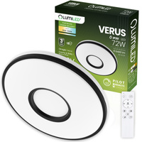Plafond LED povrchová montáž VERUS 72W CCT White Round 50cm + LUMILED PILOT