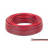 DC kabel KABEL k LED páskům 2-DRÁTOVÝ 2x0.45mm 1m