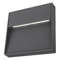 Zahradní lampa LED nástěnná lampa SANTIEGO 4W IP54 4000K čtvercová