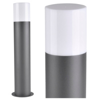 Zahradní lampa LED sloupková E27 TUBA NISKA Graphite 44cm DALLAS GOLDLUX (Polux)