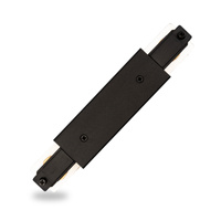 1F KOLEJNICOVÝ KONEKTOR PŘÍMÝ S NAPÁJECÍM ZDROJEM ČERNĚ OSVĚTLENÝ