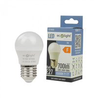 LED žárovka P45 E27 7W 630lm 6500K Cold Ecolight