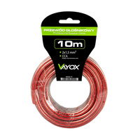 Anténní koaxiální kabel měděný gelový CU pozemní 4K Full HD černý 50M VAYOX