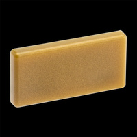 Záslepka pro Povrchový Profil MINI, Plná Zlatá Plastová LUMILED