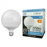 LED žárovka Sphere G120 E27 25W 2250lm 6500K Cold Ecolight