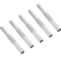 Flexibilní kompenzační konektor ZCL 18 mm PVC bílý 5 ks