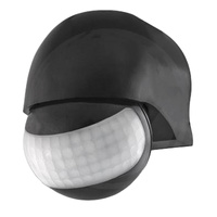 Venkovní pohybové čidlo nastavitelné PIR IP44 černé