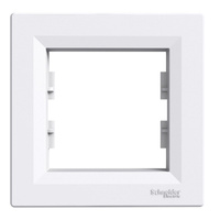 Jednorámeček pro zásuvkové spínače Bílá SCHNEIDER ASFORA