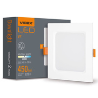 LED panel Zapuštěné svítidlo 6W 620lm 4000K neutrální bílá Videx