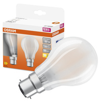 2x LED žárovka A60 B22d 6,5W = 60W 806lm 2700K Warm 300° Retrofit Filament CLASSIC Osram