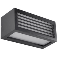 Zahradní lampa Nástěnná lampa OSAKA E27 IP54 Black GOLDLUX (Polux)