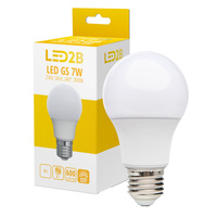 LED žárovka E27 Ball 7W 600lm 3000K Warm 240° Kobi