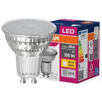LED žárovka GU10 6.9W = 49W 620lm 4000K Neutrální bila 120° OSRAM Hodnota