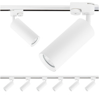 Osvětlovací lišta 2m + 6x reflektor lištový, GU10 Bílá RITI LUMILED
